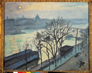 Sol sobre París. El Quai du Louvre