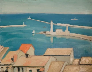 El puerto de Cette, Marsella, 1924