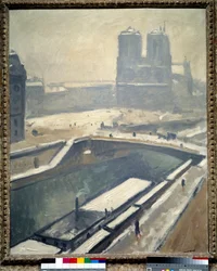 Vista de la catedral Notre Dame de París