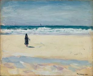 Joven en la playa