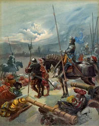Quinta Guerra Italiana (1515-1516): la noche de Marignan (Italia), entre el 13 y 14 de septiembre de 1515