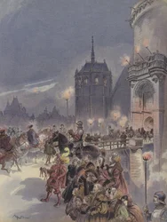 Recepción de Carlos V en Amboise