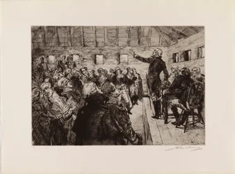 Washington impide una dictadura militar (de la carpeta "The Bicentennial Pageant of George Washington")