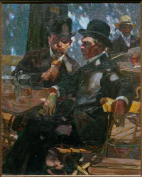 En el jardín de cerveza