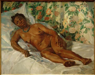 Descansando (Mujer negra descansando)