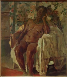 Mujer sentada (Mujer negra sentada)