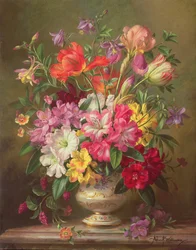 Un arreglo floral de primavera, 1996