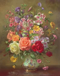 Un arreglo floral de verano, 1996