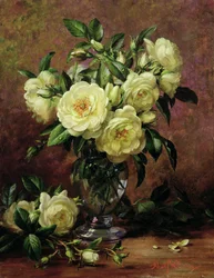 Rosas blancas, un regalo del corazón