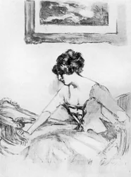 Un estudio, finales del siglo XIX, 1913