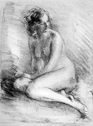 Estudio de desnudo, 1913