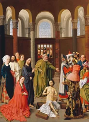 La resurrección de Lázaro, ca 1455