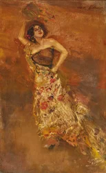 Bailarina española Caroline Otéro como Carmen