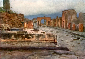 En el Templo de Fortuna Augusta