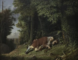 Rip Van Winkle Dormido