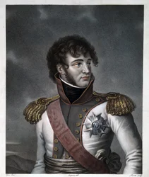 Retrato de Joachim Murat - Gregorius, Albert (1774-1853) - ca 1806 - Aguafuerte, acuarela - 48,5x38 - Colección Privada