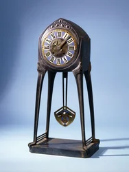 Reloj de mesa de Albin Muller, antes de 1904