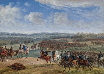 La batalla cerca de Ostrovno en la mañana del 26 de julio de 1812, 1855