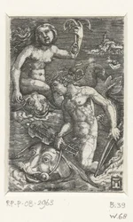 Arión y una Nereida