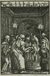 Ofrenda rechazada de Joaquín, de La caída y la redención del hombre