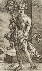 Judith con la cabeza de Holofernes