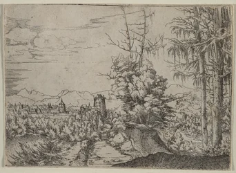 Paisaje con Dos Pinos