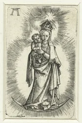 Madonna en la luna creciente