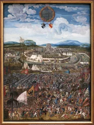 La Batalla de Alejandro. La victoria de Alejandro III de Macedonia, llamado el Grande (356-323 a.C.) sobre Darío III Codomano (alrededor de 380-330 a.C.), rey de los persas en Issos (cerca de la actual Iskenderun, Turquía) en 333 a.C. Pintura de Albrecht A