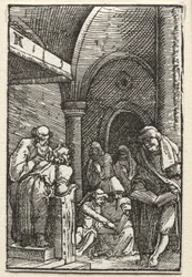 La caída y redención del hombre: Cristo disputando con los doctores