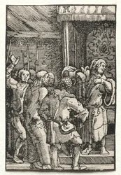 La Caída y Redención del Hombre: Cristo ante Caifás, c. 1515