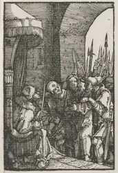 La Caída y Redención del Hombre: Cristo ante Pilato, c. 1515