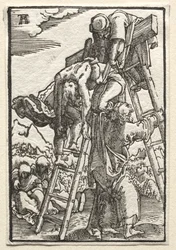 La caída y redención del hombre: Descenso de la cruz, c. 1515