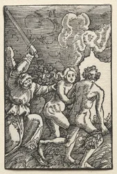 La Caída y Redención del Hombre: La Expulsión del Edén, c. 1515
