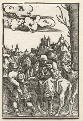 La caída y redención del hombre: La huida a Egipto, c. 1515