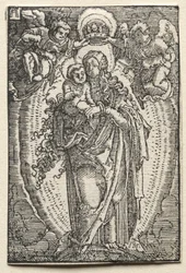 La Caída y Redención del Hombre: La Virgen como Reina del Cielo, c. 1515