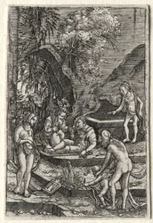 El juicio de Paris, 1511