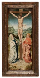 Crucifixión (óleo sobre tabla)