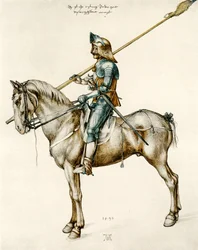 Armadura de un caballero alemán