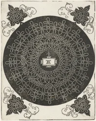 Ejemplo de bordado con escudo rectangular