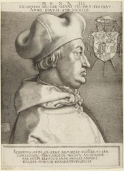 El cardenal Albrecht de Brandeburgo