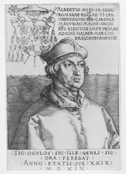 El cardenal Albrecht de Brandeburgo