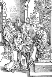 Celtes presentando su libro al Elector de Sajonia, 1501, 1906