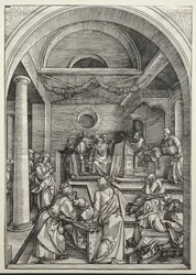 Cristo disputando con los doctores, c.1503-1504