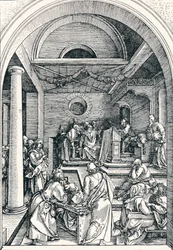 Cristo entre los doctores, 1506, 1906