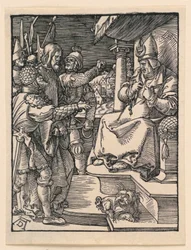 Cristo ante Caifás, de la serie La pequeña pasión