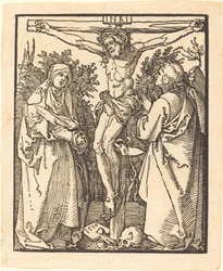 Cristo en la Cruz con María y San Juan
