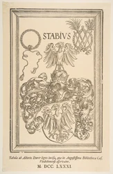 Escudo de armas de Johan Stabius, edición de 1781