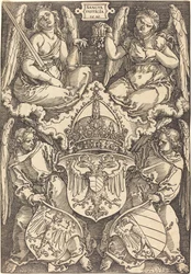 Escudo de armas del Imperio Alemán y la ciudad de Núremberg