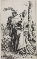 Los enamorados y la muerte (El paseo)