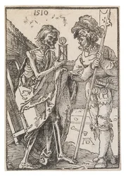 La muerte y el lansquenete, 1510